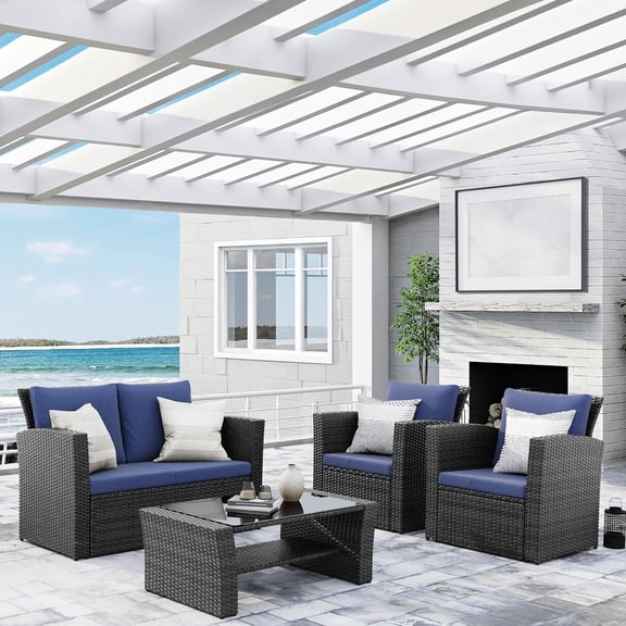 Splash - proof Patio Furniture Configuration / Freedom to Arrange Outdoor Seats