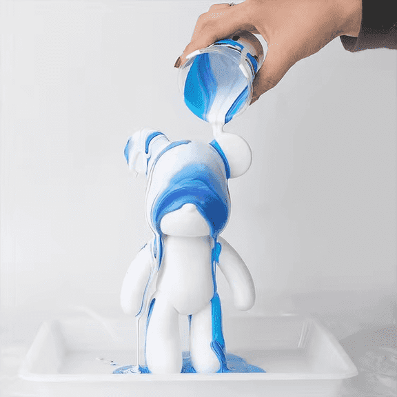 SplashBear DIY Paint & Pour Craft Kit for Kids Ages 5+