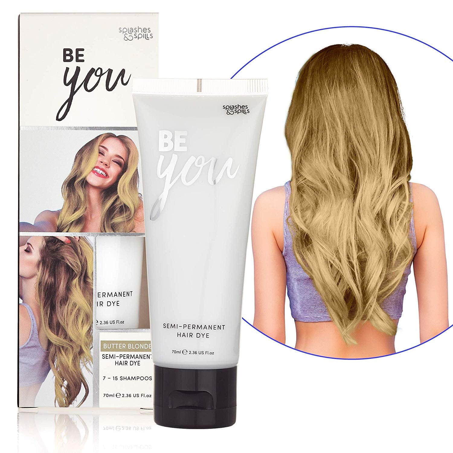 Blonde semi sale permanent hair color