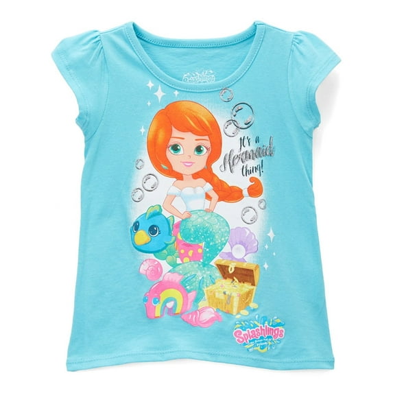 Splashlings Girls' "It's a Mermaid Thing" T-Shirt, Sizes 7-12