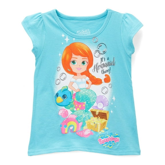 Splashlings Girls' "It's a Mermaid Thing" T-Shirt, Sizes 7-12