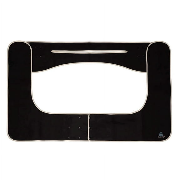 Splashpad Kitchen Sink Splash Guard, Adaptable Size, Black