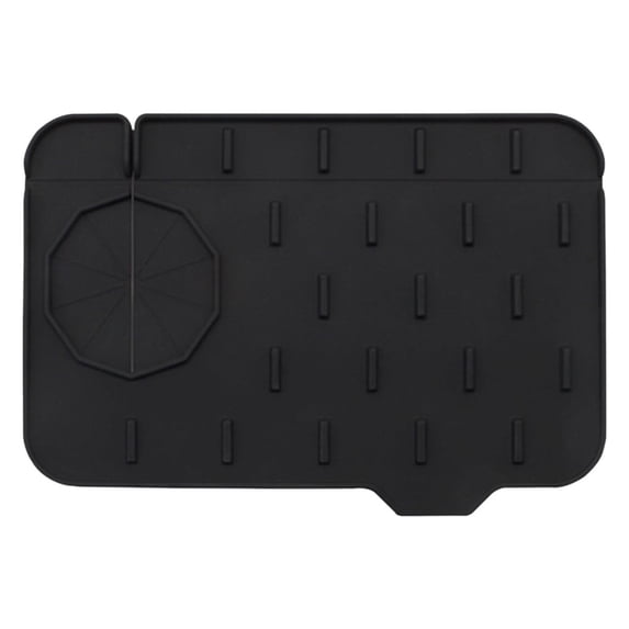 Splashproof Kitchen Sink Faucet Cover Pad, Water Blocking Splash Guard Mat for Kitchen Bathroom Vanity Sink, No More Mess, Leakproof Drip Catcher, Easy to Clean, Dishwasher Safe Accessories