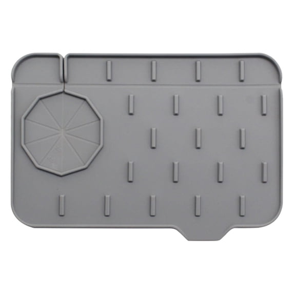 Splashproof Kitchen Sink Faucet Cover Pad, Water Blocking Splash Guard Mat for Kitchen Bathroom Vanity Sink, No More Mess, Leakproof Drip Catcher, Easy to Clean, Dishwasher Safe Accessories