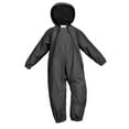 thumbnail image 1 of Splashy Children's One Piece Rain Suit and Mud Suit (Black, 6), 1 of 3