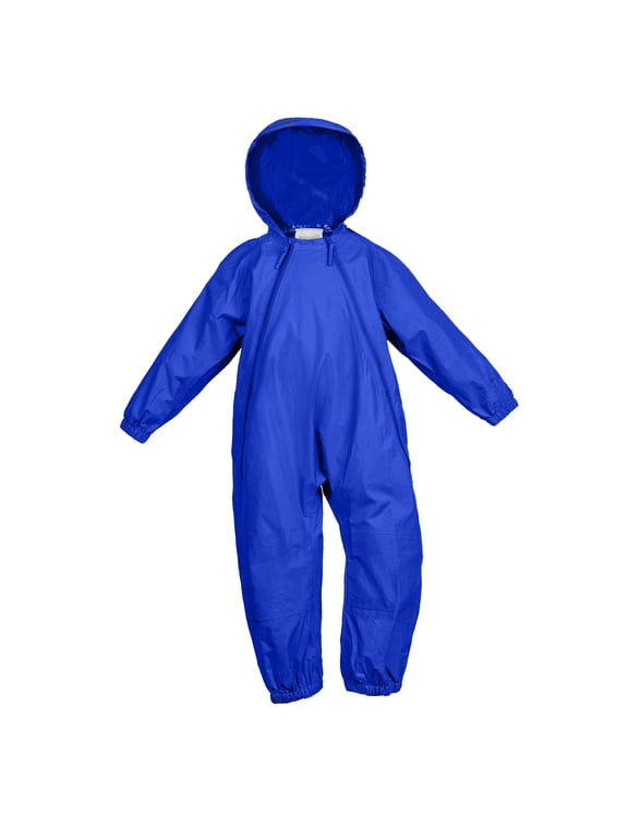 Children's One Piece Rain Suit and Mud Suit (Royal Blue, 5T)