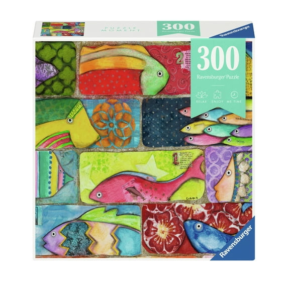 Splashy Fish Tiles 300-Piece Puzzle