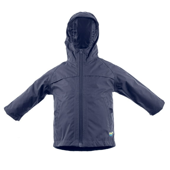 Splashy Kids Waterproof Raincoat (Navy, 8)
