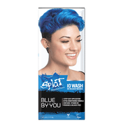 Splat 10-Wash Blue By You Temporary Hair Color, No Bleach, Blue Hair Dye