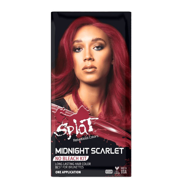 Splat Hair Color, Midnight Scarlet, No Bleach Kit