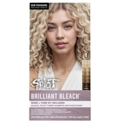Splat Brilliant Bleach Kit with High-Lift Hair Bleach, Purple Shampoo, and Conditioner