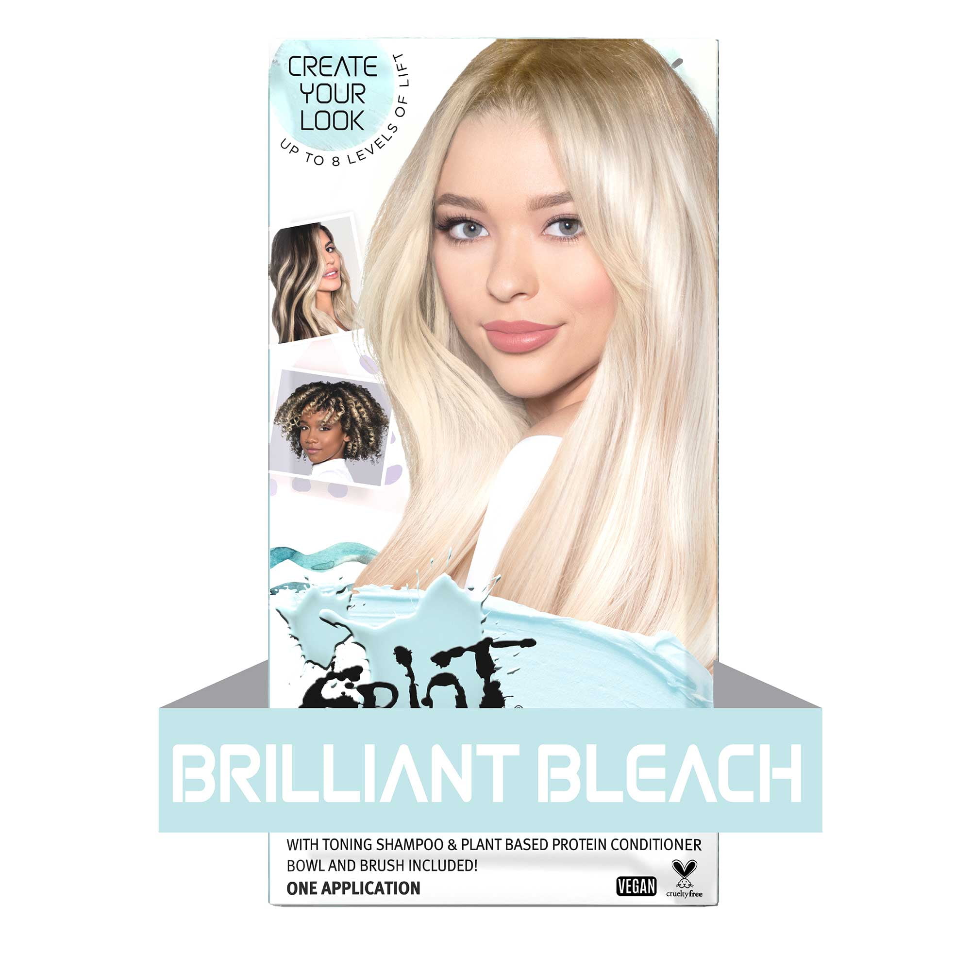 Splat Brilliant Bleach Blonde Kit, Total Cream, One Application ...