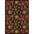 thumbnail image 1 of Splat Burgundy 3 ft.10 in. x 5 ft.4 in.  WearOn Nylon Machine Tufted- Cut Pile Whimsy Rug, 1 of 1