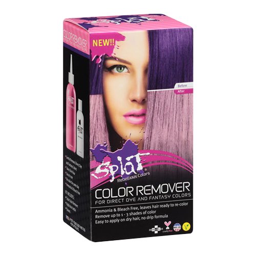 Splat Color Remover For Direct Dye And Fantasy Colors, 1 Ea, CLEAR ...