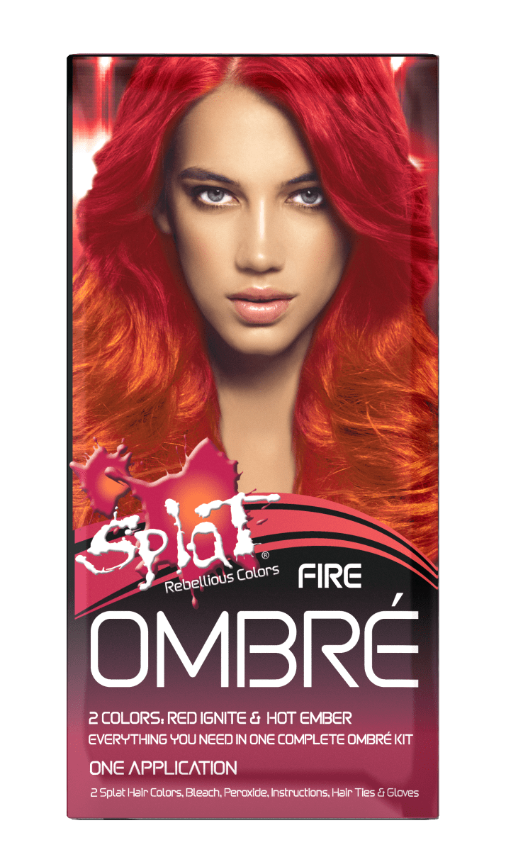 Fire Ombre Hair Dye Kit with Bleach - Orange \u0026 Red, Liberia | Ubuy, image size:738x1216