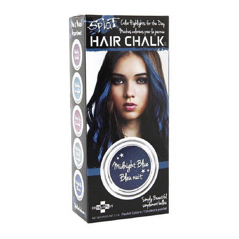 Splat Hair Color Chalk, Midnight Blue Kit 1 Ea, 2 Pack