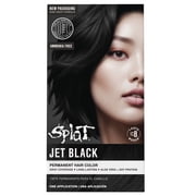Splat Jet Hair Color Kit, Semi-Permanent Black Hair Dye