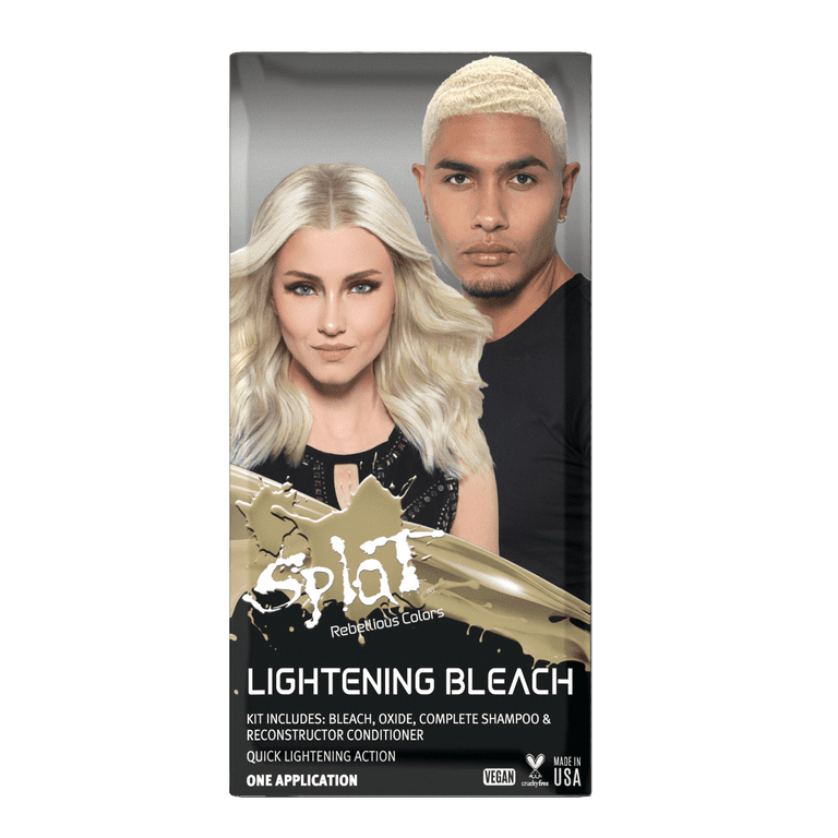 Splat Lightening Bleach Semi Permanent Lightening Hair Dye for