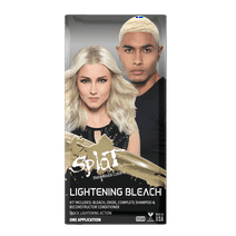 Splat Lightening Bleach, Semi-Permanent Lightening Hair Dye for All Hair Colors