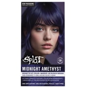 طقم صبغ الشعر Splat Midnight Amethyst، لون أرجواني شبه دائم للسمراوات، نباتي