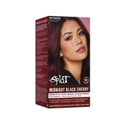 Splat Midnight Black Cherry Hair Dye Kit, Semi-Permanent Red Hair Color for Brunettes, Vegan