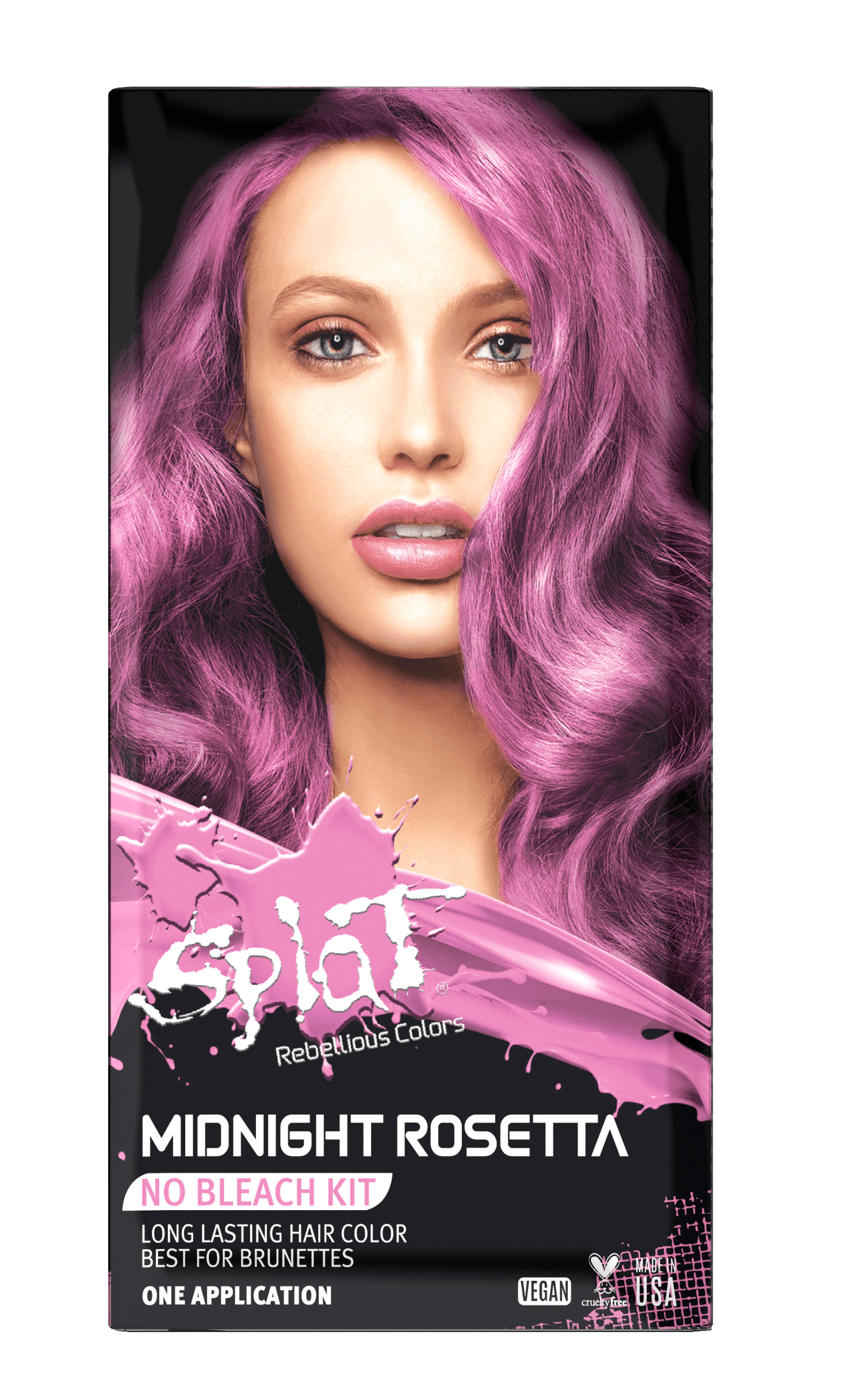 Splat Naturals, Semi-Permanent Pink Hair Dye : 100% Vegan, Cruelty-Free, No  Bleach Required, Free of Ammonia, PPD, Parabens & Sulfates - 6 Oz