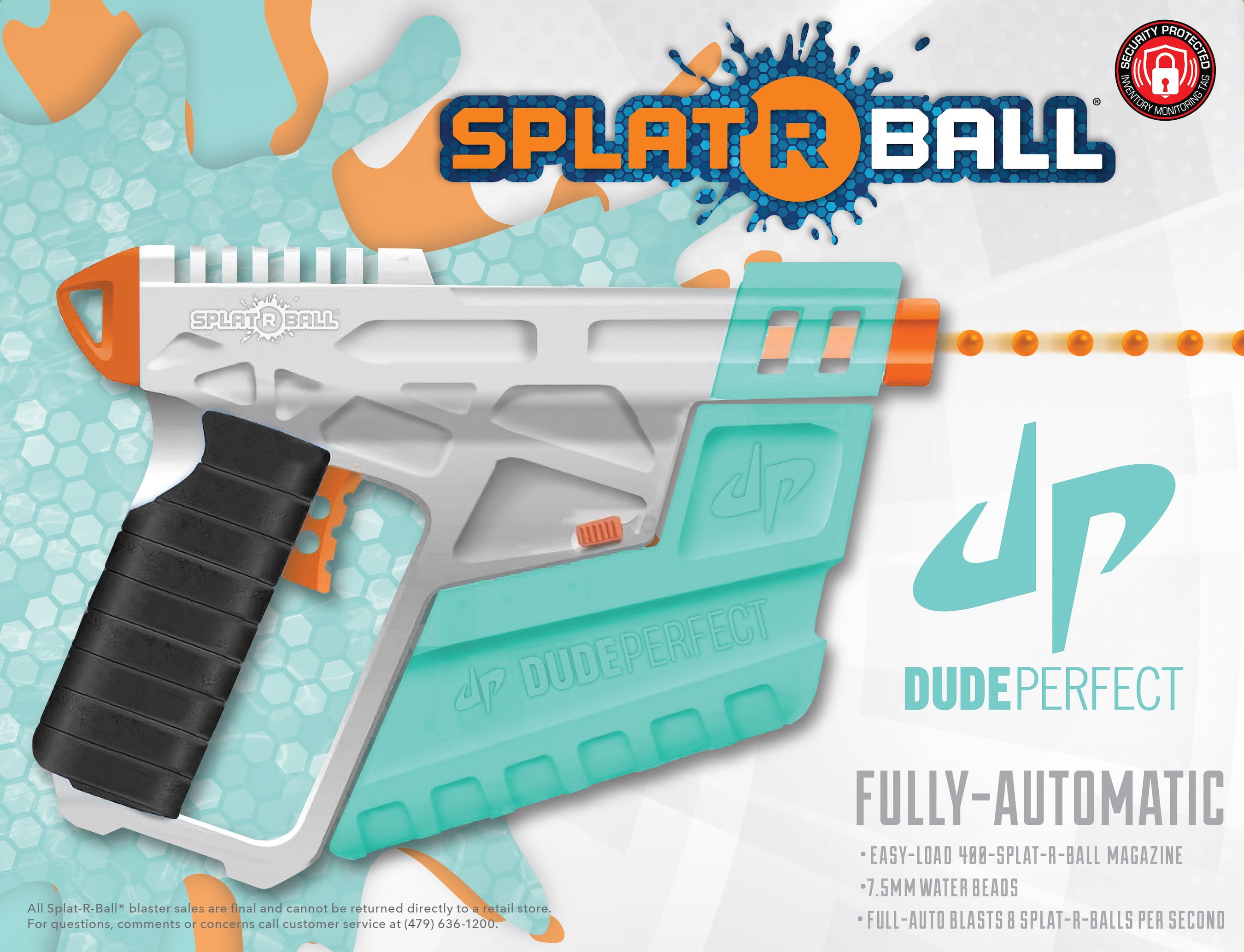 SPLATRBALL Dude Perfect Gel Water Bead Blaster Kit, Full Auto