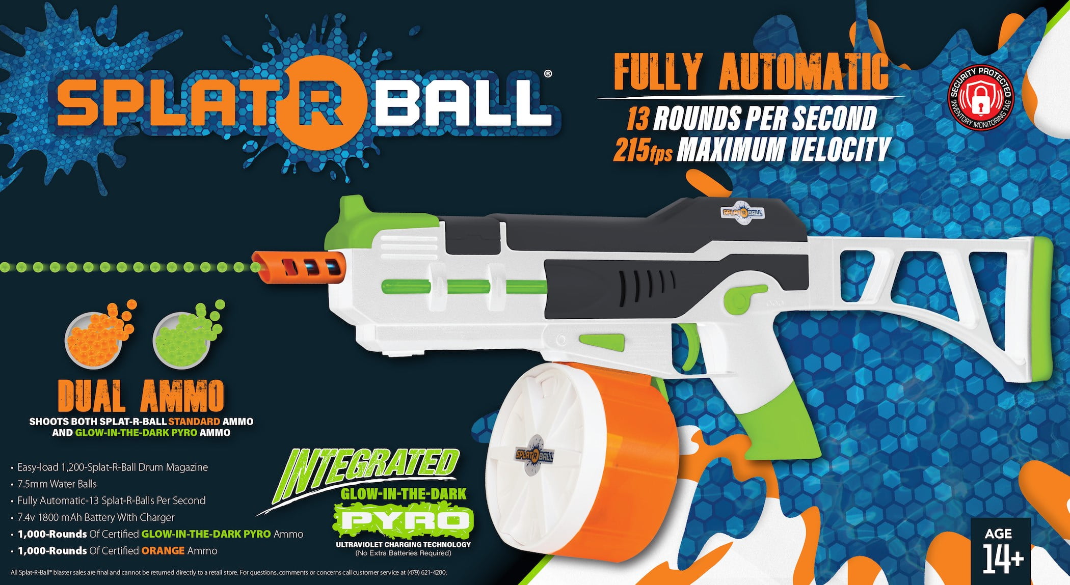 Splat-R-Ball SRB1200 Pyro Blaster