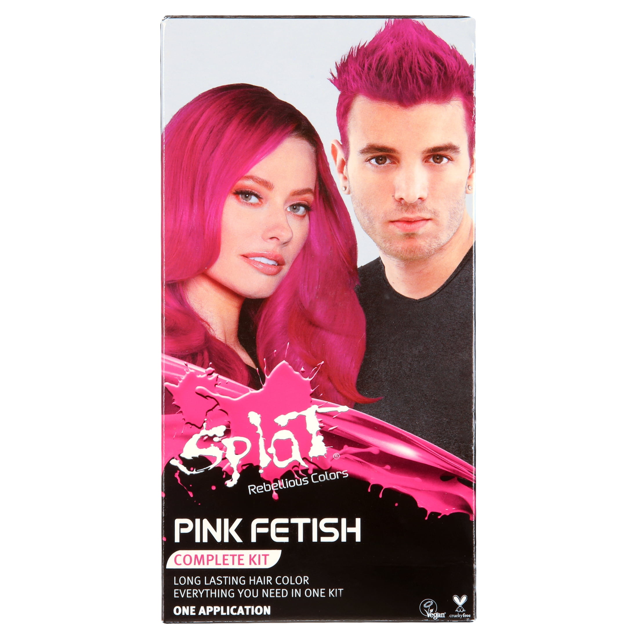 Bright pink hair dye discount