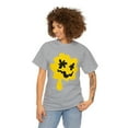 thumbnail image 1 of Splat smiley face emoji  Unisex Heavy Cotton Tee, 1 of 8