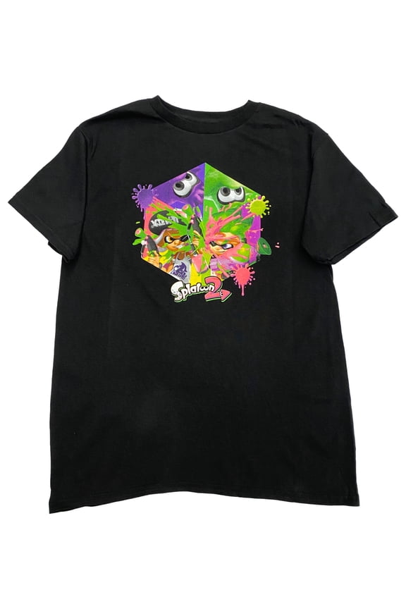 Boys Black Short Sleeve Video Gamer T-Shirt Tee Shirt Small (6-7)
