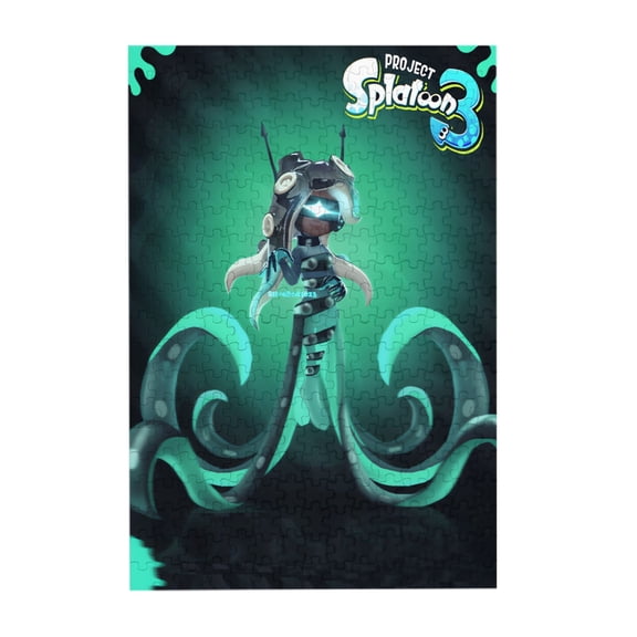 Splatoon 3 300 Piece Puzzles,Wooden Jigsaw Puzzle,Home Decor Birthday Party Gift,Fun And Challenging Family Games