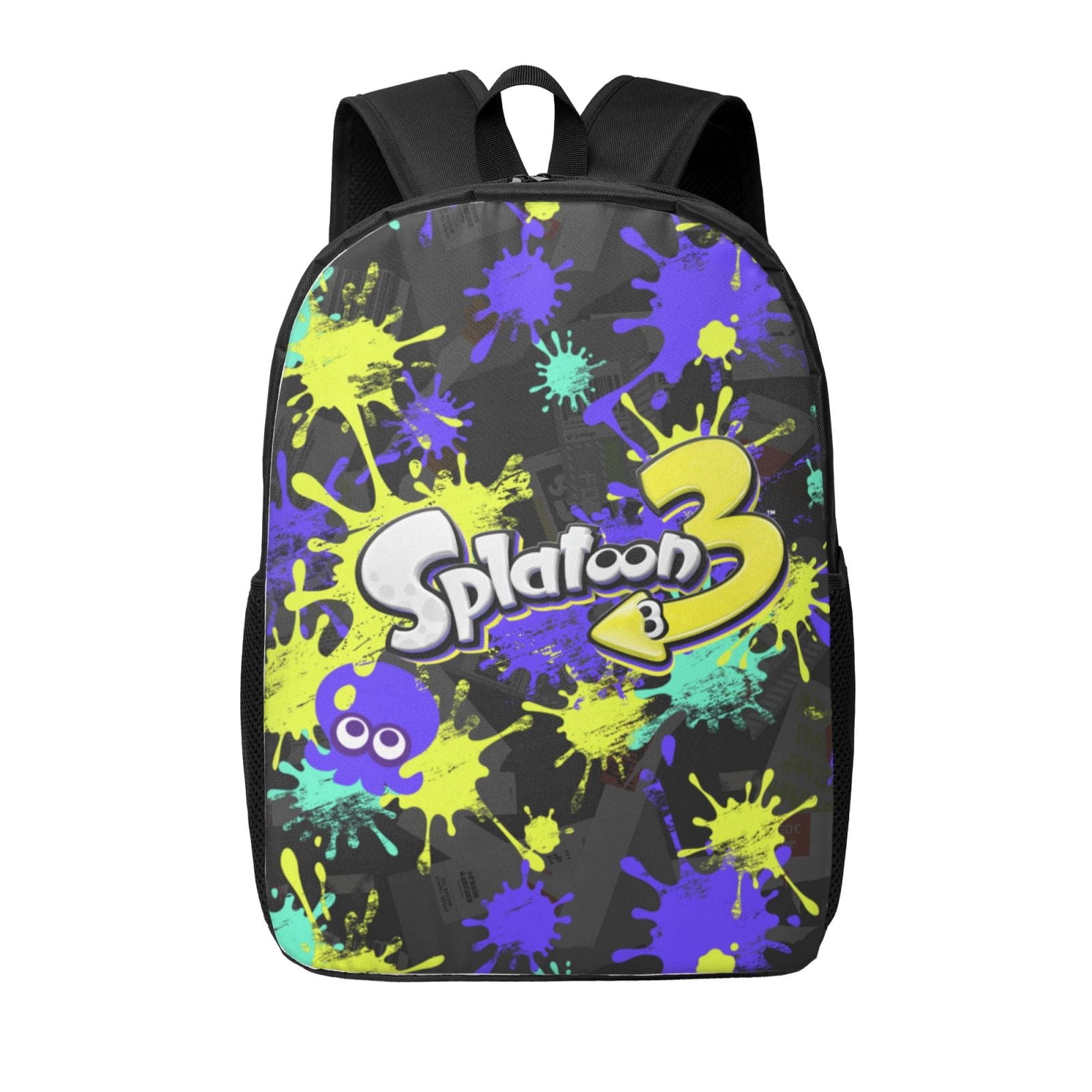 Splatoon 3 Backpack 17 Inch Large Capacity Casual School Bag ...