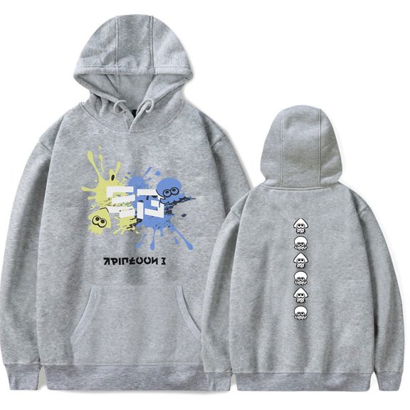 Splatoon 3 Hooded Sweatshirt Unique Pullover Cosplay Long Sleeve Funny Trucksuit