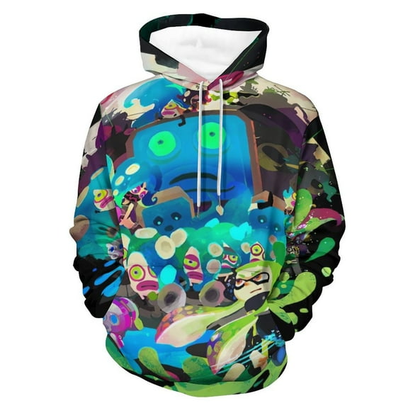 Splatoon 3 Hoodie Unisex 3d Novelty Hoodies Graphic Hoodies Pullover Sweatshirts For Men Women Teen M