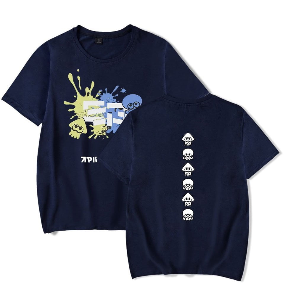 Splatoon 3 T-shirt Merch Casual Men's And Women's Summer Round Neck ...