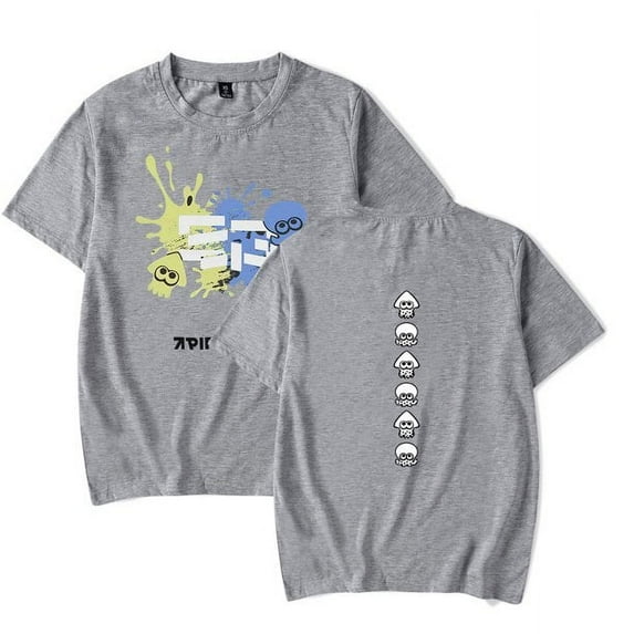 Splatoon 3 Tee Shirt Game Short Sleeve Causal Tshirt Fashion Pullover for Unisex