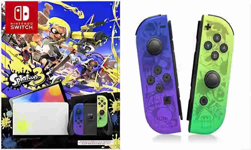 Splatoon 3 Customized Joy-cons for Nintendo Switch 