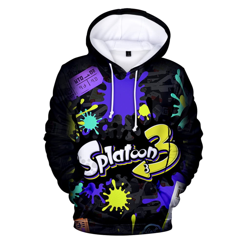 Splatoon 3 hoodie Print Sweatshirt Fashion Men Women Clothes