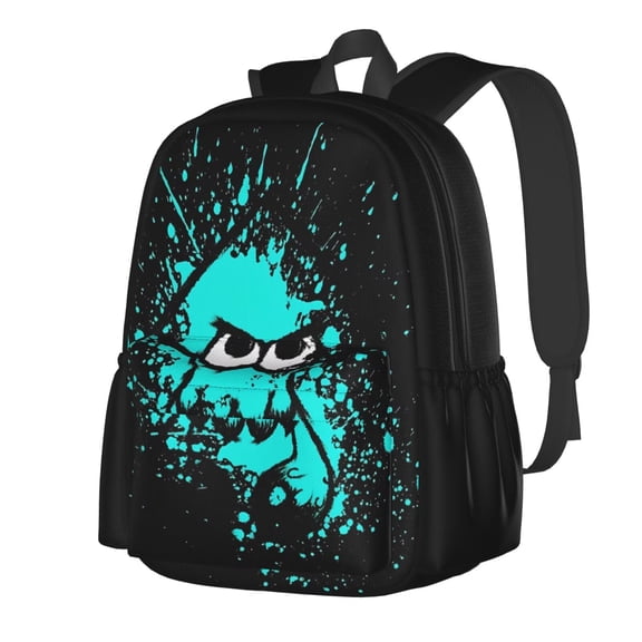 Splatoon Backpack Lightweight Large Capacity Laptop Backpack Adjustable Backpack Unisex Travel Backpack