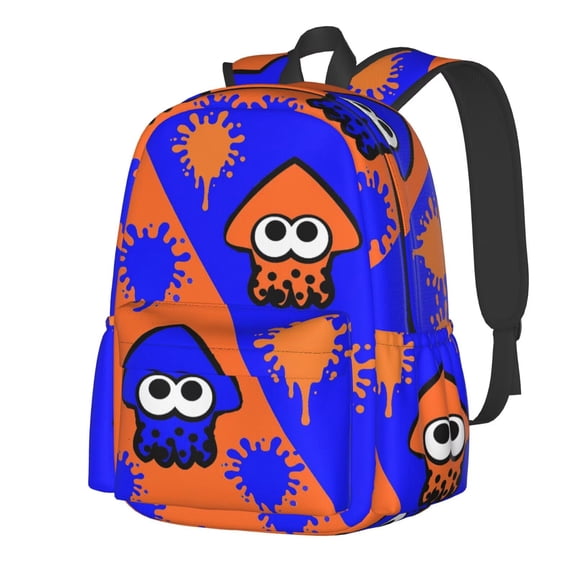 Splatoon Backpack Lightweight Large Capacity Laptop Backpack Adjustable Backpack Unisex Travel Backpack