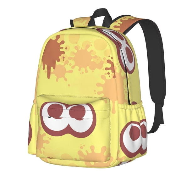 Splatoon Backpack Lightweight Large Capacity Laptop Backpack Adjustable Backpack Unisex Travel Backpack