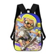 thumbnail image 1 of Splatoon Backpack, Large Capacity Shool Backpack, 17 Inch Laptop Backpack for Shool College Work Travel, 1 of 9