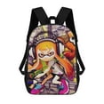 thumbnail image 1 of Splatoon Backpack, Large Capacity Shool Backpack, 17 Inch Laptop Backpack for Shool College Work Travel, 1 of 9