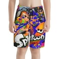 thumbnail image 1 of Splatoon Boys Swim Trunks Quick Dry Swimwear Surfing Bathing Suit Drawstring Elastic Waist With Mesh Lining, 1 of 7