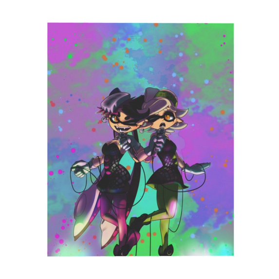 Frame Splatoon Splatoon Cartoon Canvas Decorative Poster Gift Art Picture Painting ...