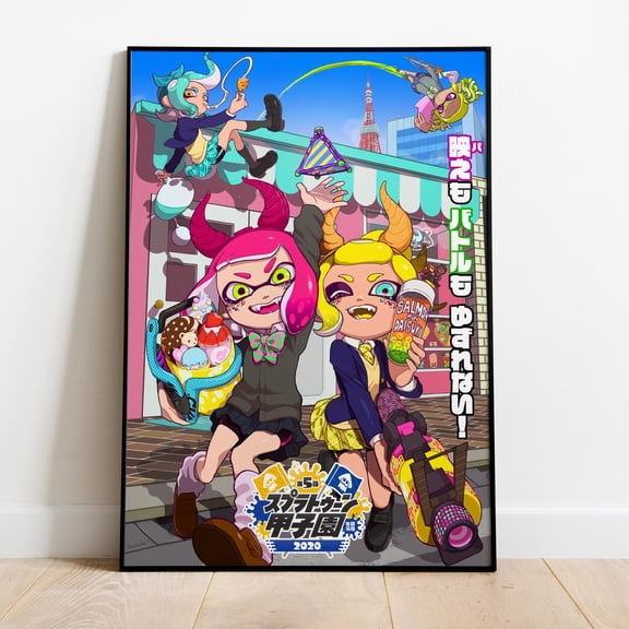 Splatoon Game Splatlands Wall Art Rolled Print 4, Unframed Canvas