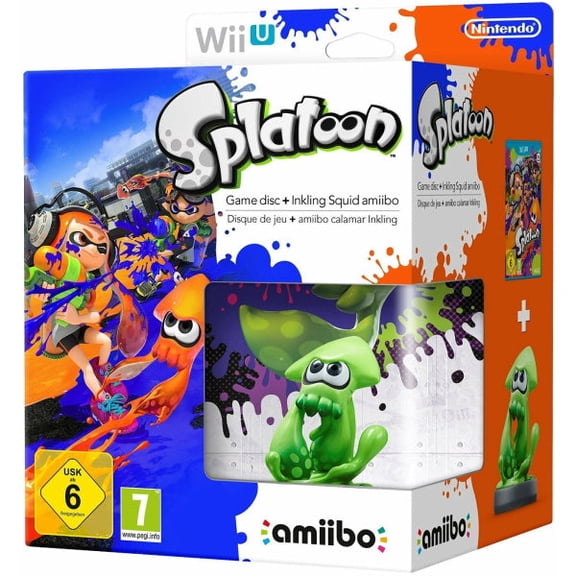 Splatoon - Limited Edition Bundle w/ Inkling Squid amiibo [Nintendo Wii U]