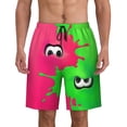 thumbnail image 1 of Splatoon Men's Swim Trunks Quick Dry Beach Board Shorts with Pockets Mesh Lining Bathing Suits, 1 of 7