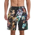 thumbnail image 1 of Splatoon Men's Swim Trunks Quick Dry Beach Board Shorts with Pockets Mesh Lining Bathing Suits, 1 of 7